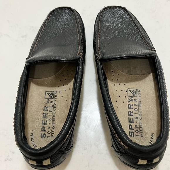 Sperry Men\'s Black Pebbled Loafers main image 2